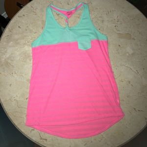 Twisted Razorback tank top